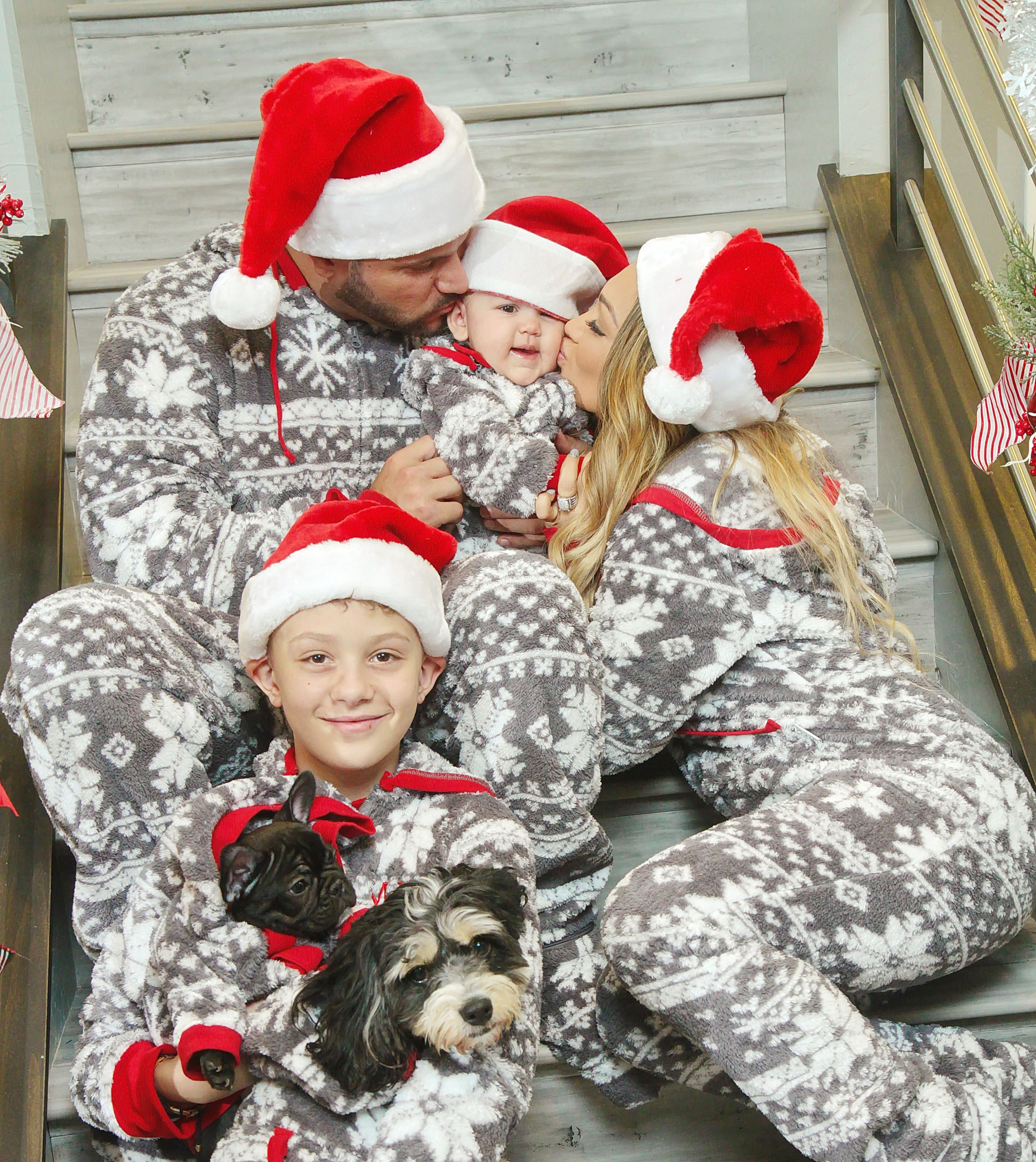 Ronnie Magro + Jen Harley Family Christmas Card