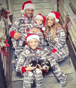 Ronnie Magro + Jen Harley Family Christmas Card