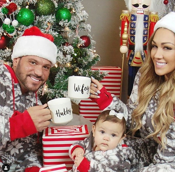 Ronnie Magro + Jen Harley Family Christmas Card