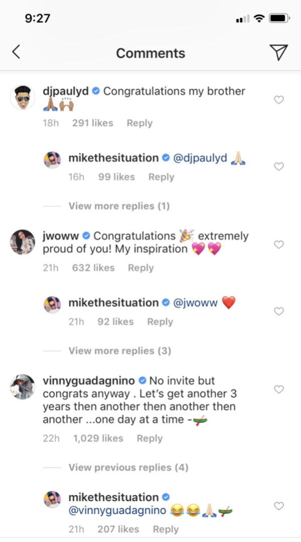 Mike “The Situation” Sorrentino Celebrated 3 Years Sober