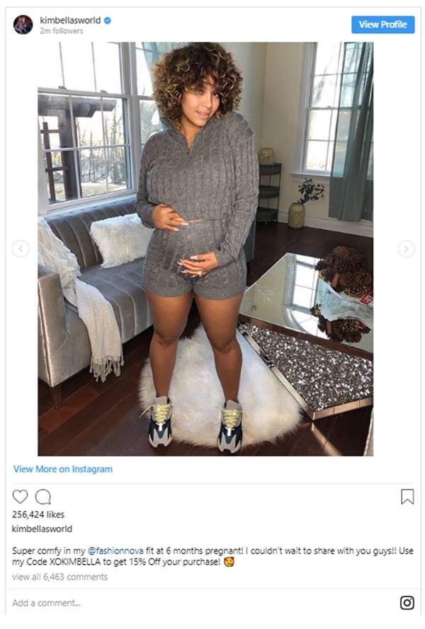 Kimbella Shows off Baby Bump Following Pregnancy Announcement with Juelz Santana