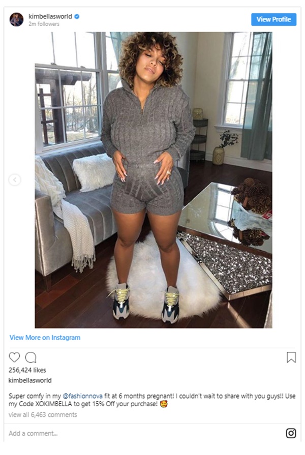 Kimbella Shows off Baby Bump Following Pregnancy Announcement with Juelz Santana