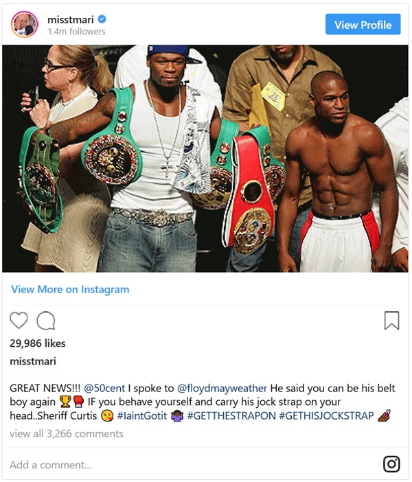 Teairra Mari Has Decided to Outsmart 50 Cent
