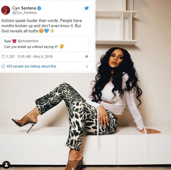 Cyn Santana Sends Joe Budden Cryptic Message 