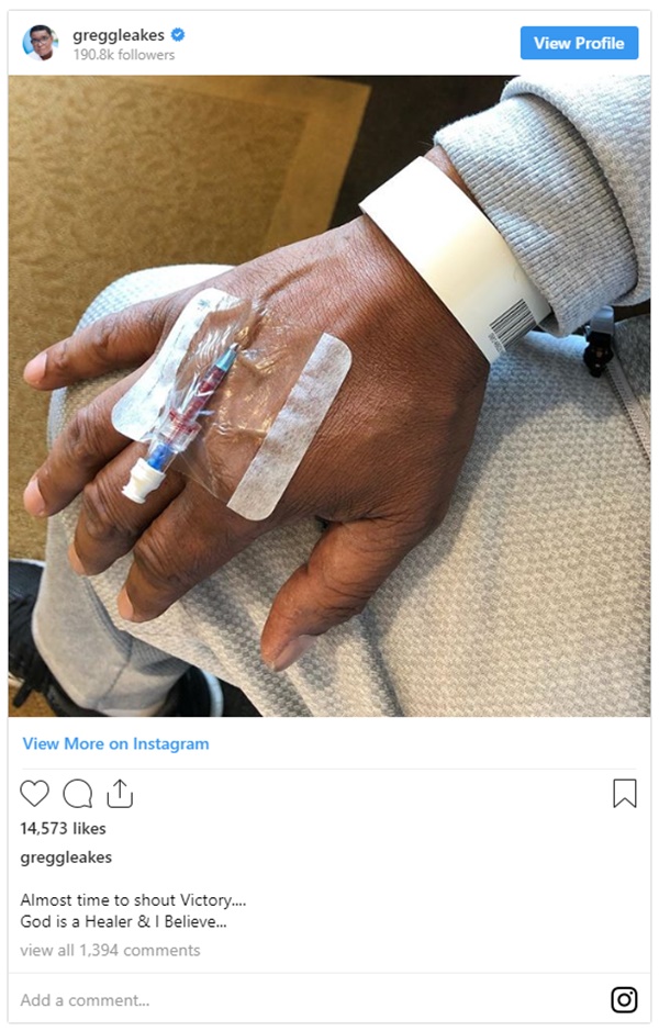 NeNe Leakes’ Husband Gregg Leakes Asks For Prayers 