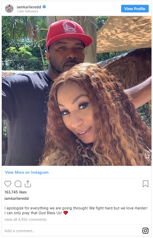 Karlie Redd Apologizes to Maurice Mo Fayne; Engagement Back On