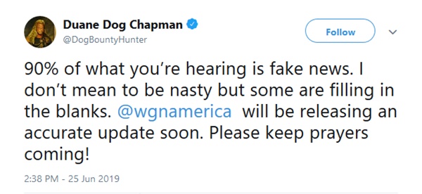 'Dog the Bounty Hunter' Duane Chapman Says Accurate Update on Beth Coming Soon
