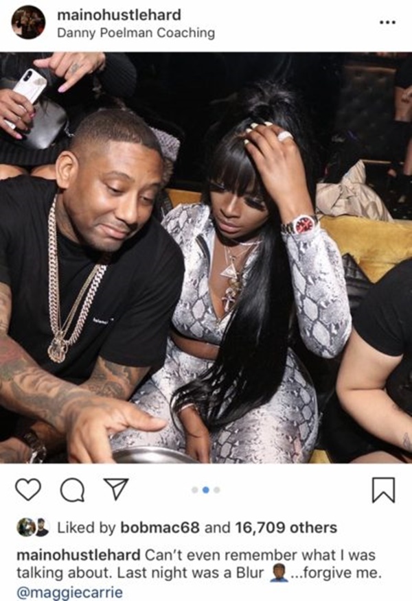 Maino and Girlfriend Maggie Carrie Calling it QUITS