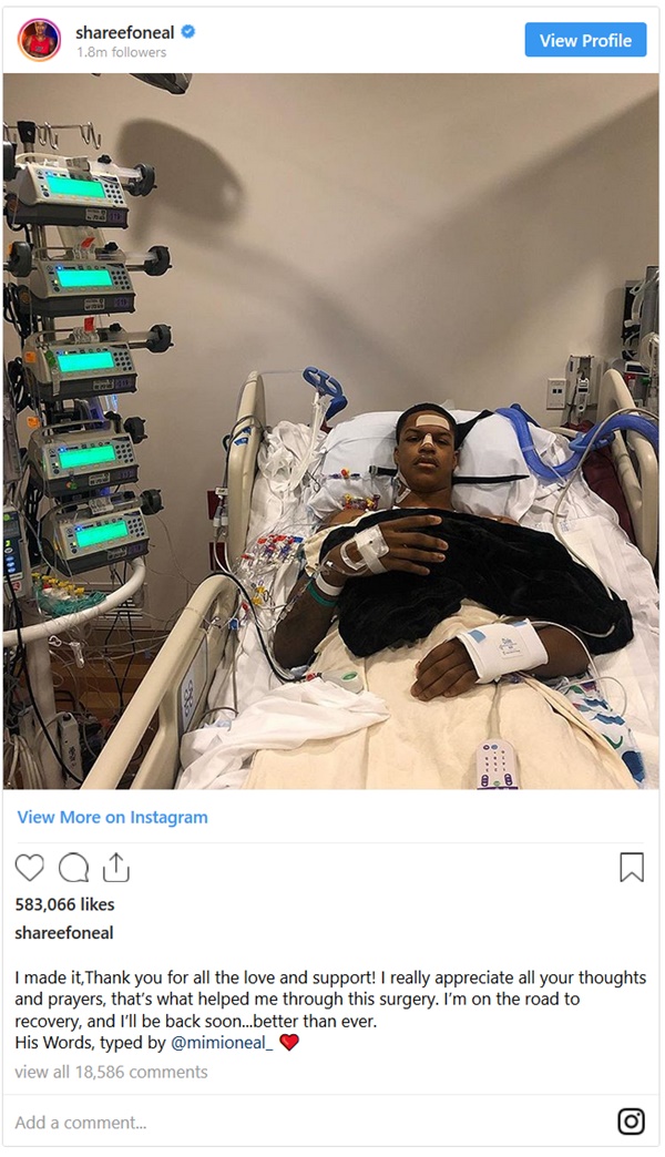 Shaunie O'Neal + Shaq Closer Since Shareef Heart Surgery