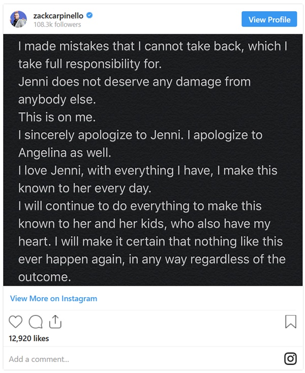 JWoww & Zack '24' Carpinello Officially Back Together