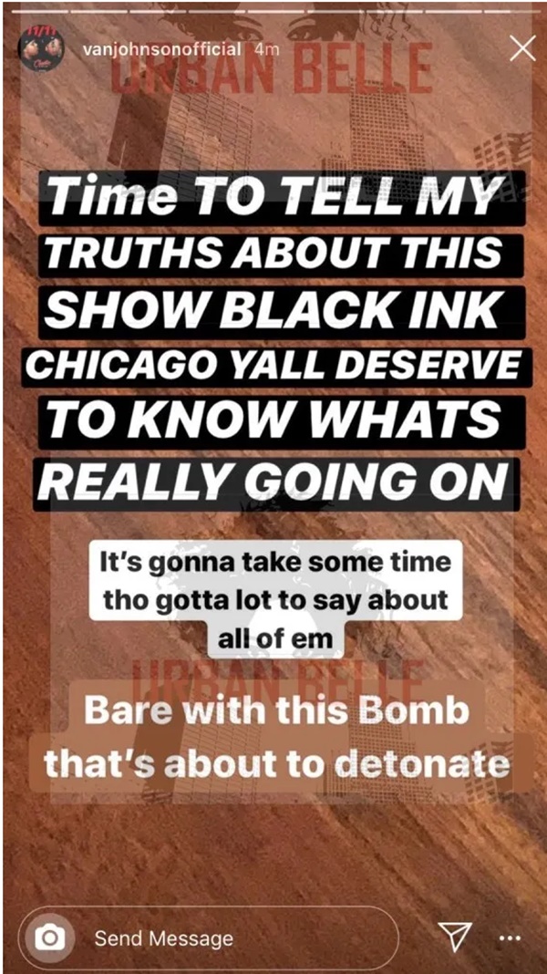 Van Johnson Ready to EXPOSE Black Ink Chicago Cast