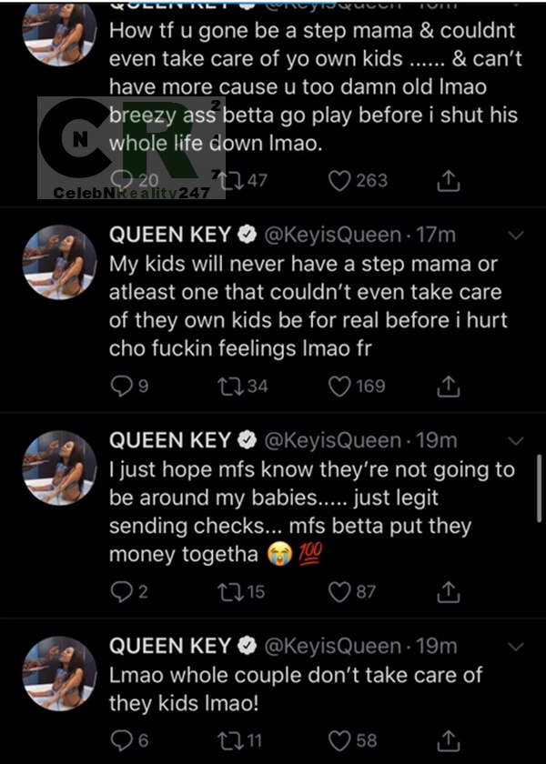 Queen Key Pregnant By Black Ink Crew's Sky Days BF 600Breezy 