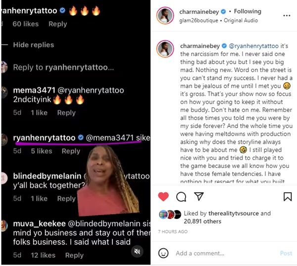Charmaine Calls Ryan Henry A 'Narcissist' and FAKE Friend