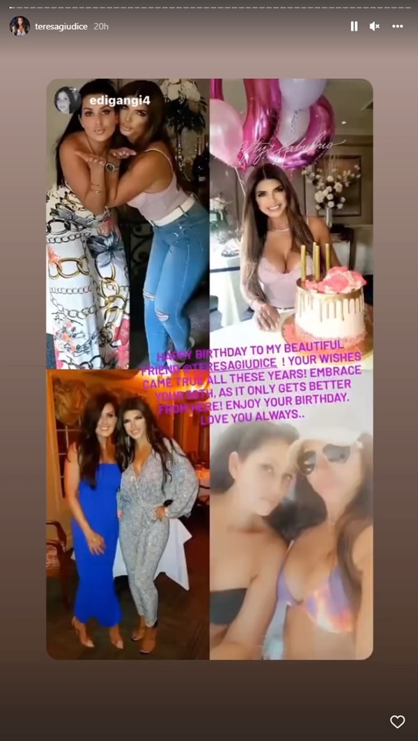 Teresa Giudice Is ALL Smile on Her Birthday Thanks To Louie Ruelas