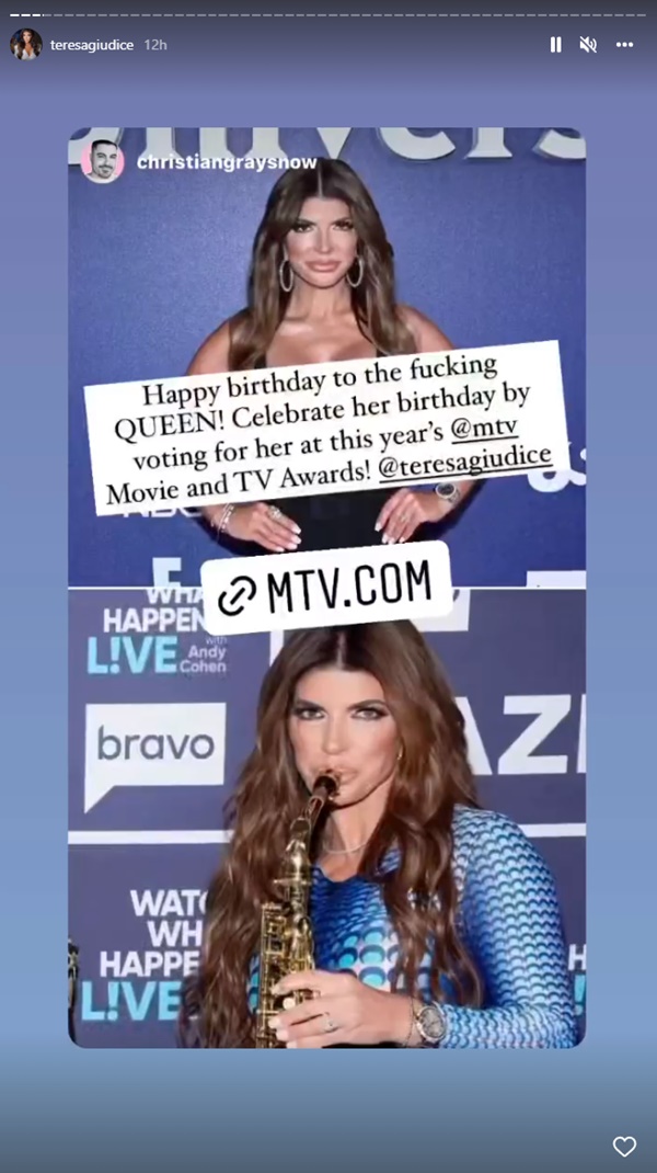 Teresa Giudice Is ALL Smile on Her Birthday Thanks To Louie Ruelas