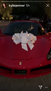 Kylie Jenner Gifts Mom Kris Jenner A Ferrari for Her Birthday