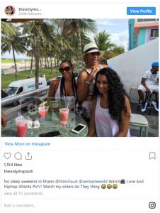 Pooh is friends with Rasheeda, Kirk, Mimi Faust, Erica Mena, and some Real Housewives. Not only that, she's linked to Rick Ross, 50 Cent and more because of her music mogul husband Hiriam Hicks.