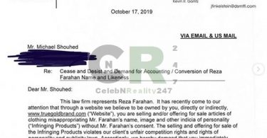 Reza Farahan FIRES A Cease & Desist To Mike Shouhed